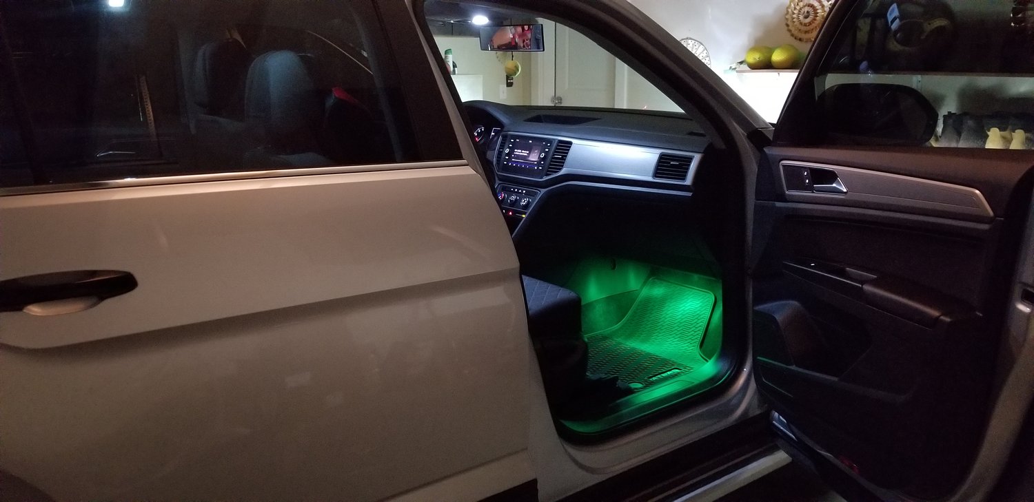 Image of Remote Control Color Changing Footwell LEDs Fits: Volkswagen Atlas all years and trims