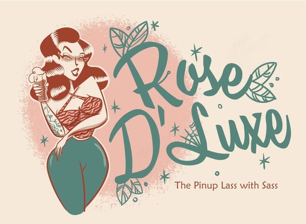 Image of Rose D'Luxe Sticker (Art of Ruttu)