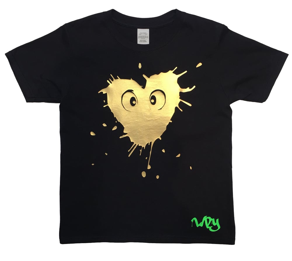 Image of Splat Heart T Shirt
