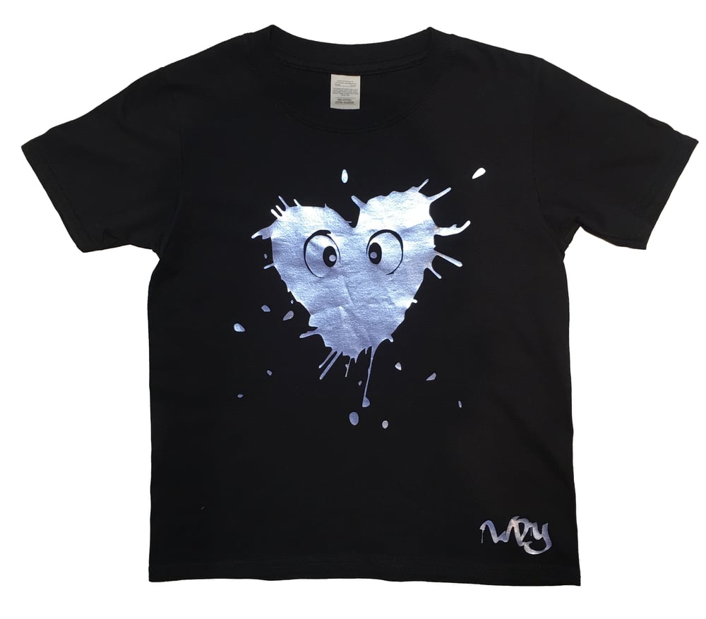 Image of Splat Heart T Shirt