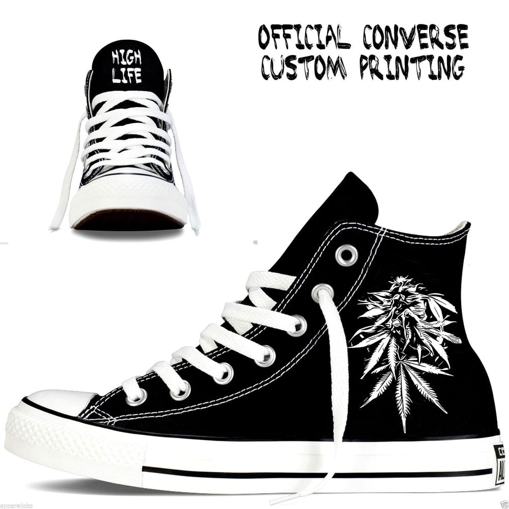 Image of HIGH LIFE CUSTOM CONVERSE HIGH TOPS