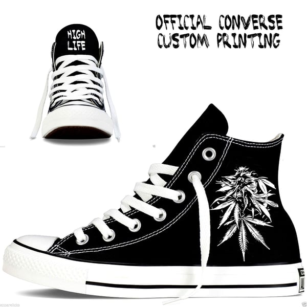 Image of HIGH LIFE CUSTOM CONVERSE HIGH TOPS