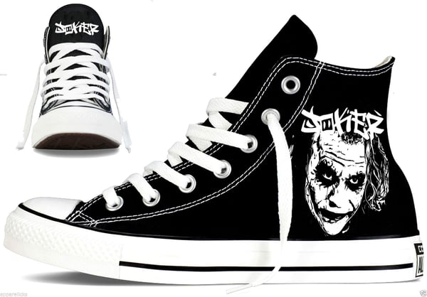 Image of JOKER CUSTOM CONVERSE HIGH TOPS
