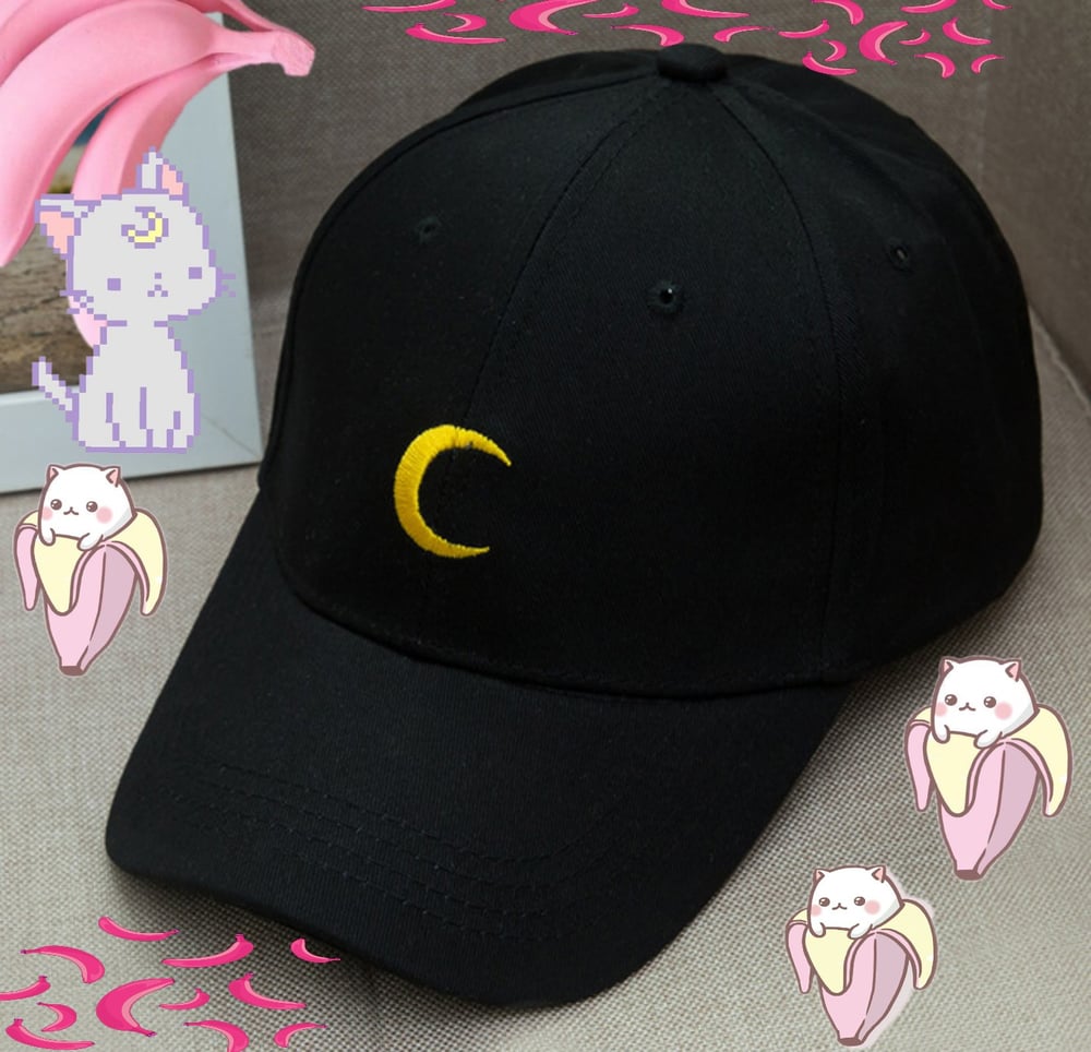 Image of Sailor moon Luna dad hat
