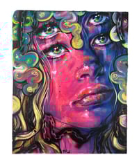 Image 1 of “HOT NEON” ORIGINAL PAINTING BY NIKITA ROSALIND 24”x30”