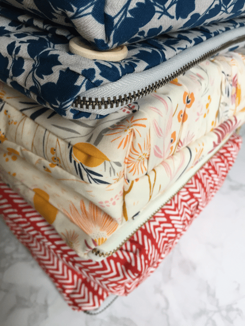 Image of CUSTOM large zip pouch