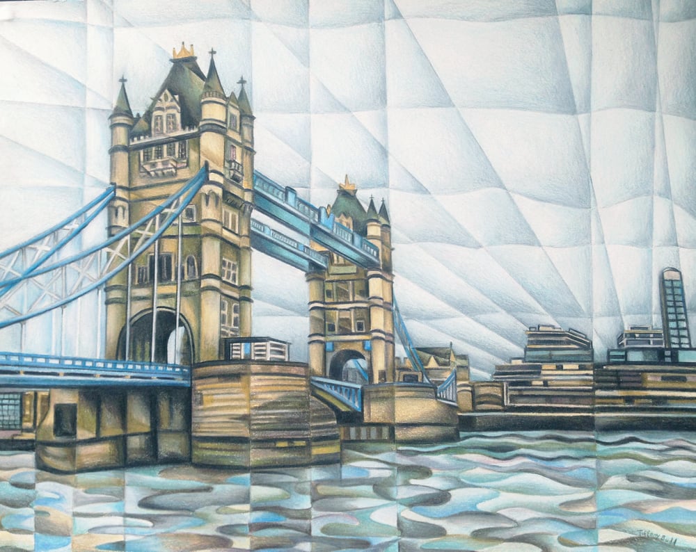 Tower Bridge- Large Canvas Print | Tiffany Budd