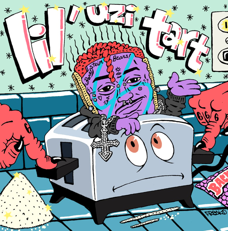 Image of "LIL' UZI TART" PRINT