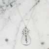 Personalised Pineapple Sterling Silver Necklace