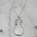 Pineapple Sterling Silver Necklace