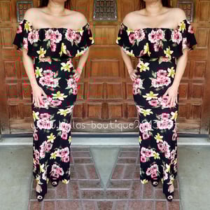 Image of Allison Long Flower Dress