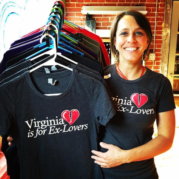 Image of Virginia is for Ex-Lovers Women's T-Shirt