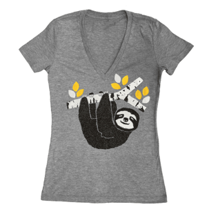 Image of Women's Sloth Tee VNeck