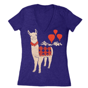 Image of Women's Llama VNeck