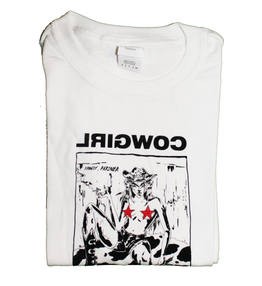 Image of REVERSE COWGIRL TEE PRE ORDER