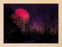 Super Blue Blood Moon - WOOD PANEL