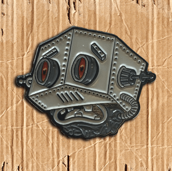 Image of ROBO FIEND Enamel Pin