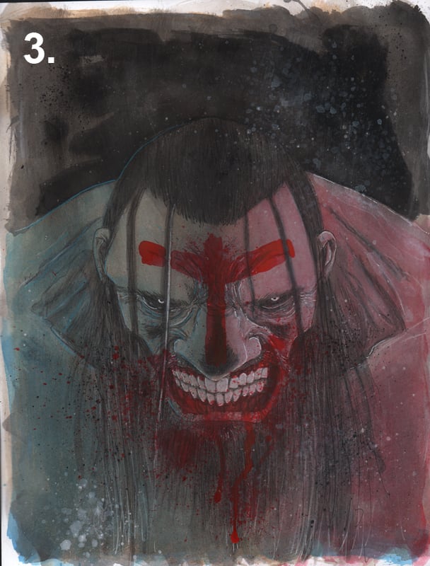 Image of ORIGINAL HATE #1 COVERS & PAINTINGS