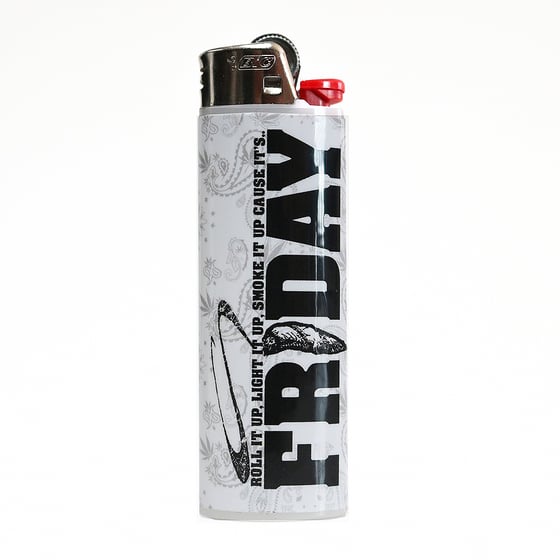 Image of "Friday" BIC Lighter - White