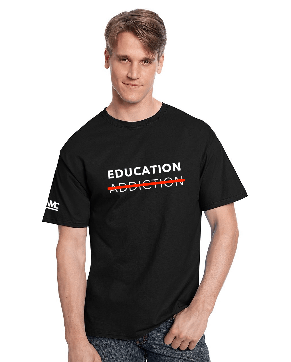 Image of EDUCATION > ADDICTION MENS TEE