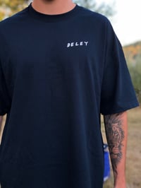 Image 2 of SKATE TEE (NAVY)