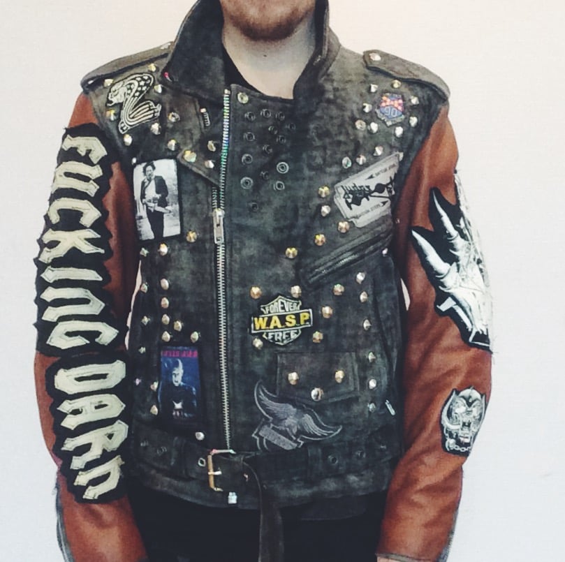 Image of Zombie leather jacket