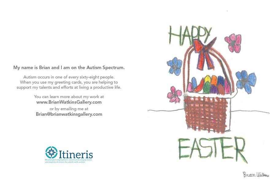 Image of Happy Easter note card