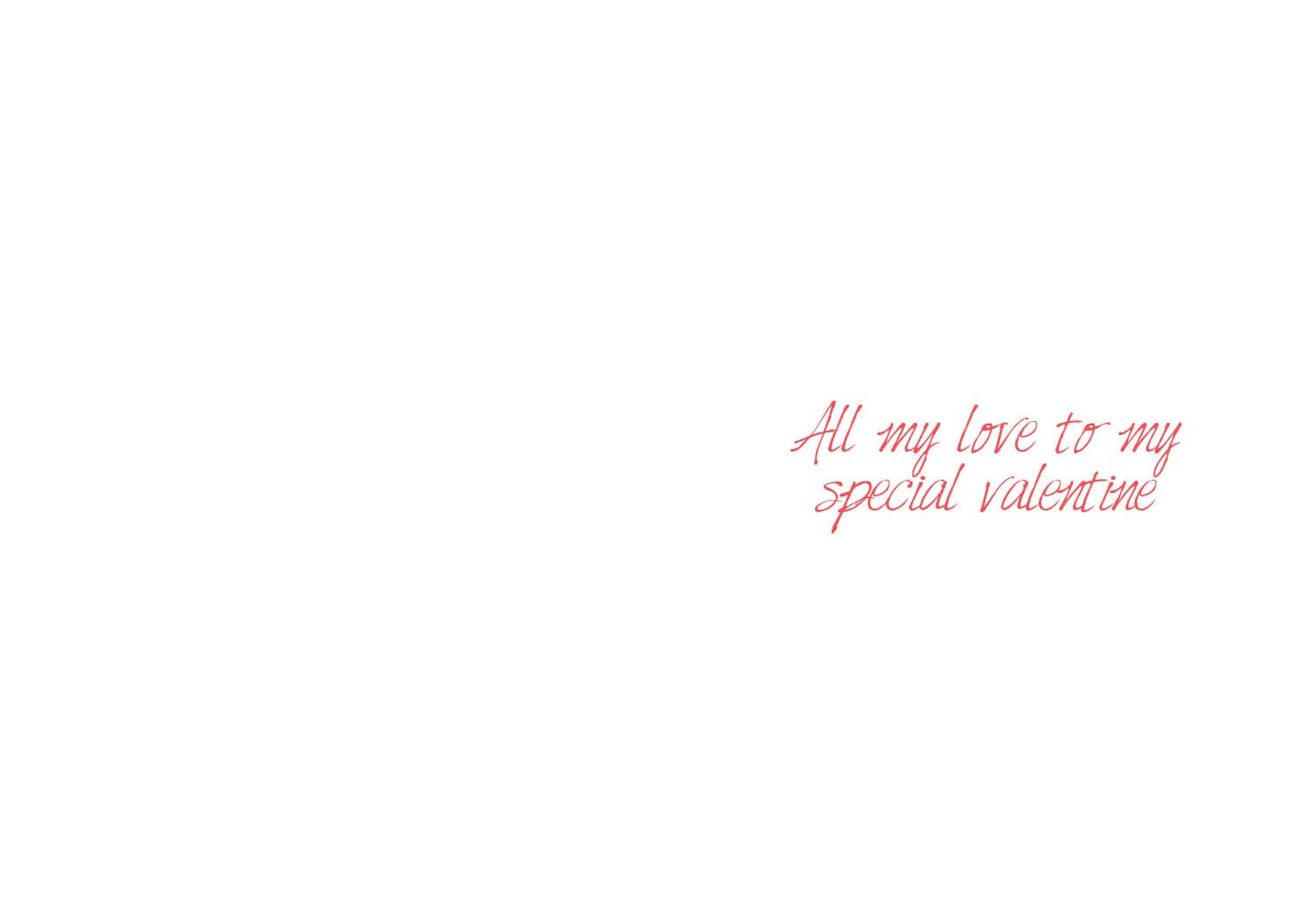 Image of Happy Valentine's Day - My love