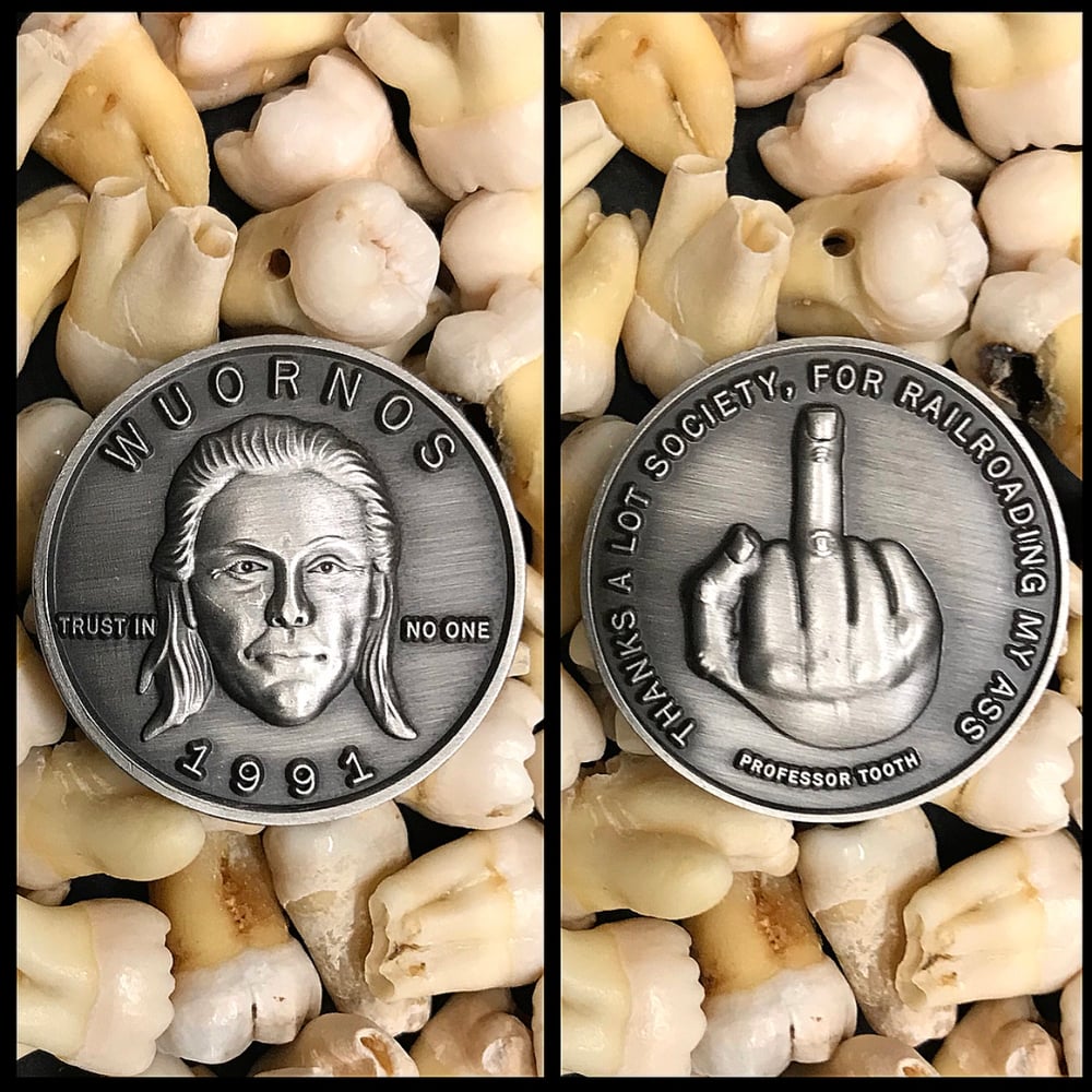 Image of Serial Killer Aileen Wuornos Coin