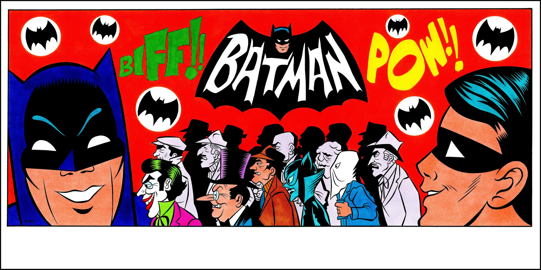 BATMAN TV SERIES OPENING TRIBUTE PRINT ! | PATRICK OWSLEY Pop  Culture Cartoonist