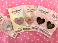 Image 2 of Boss Babe HEART Enamel Pin