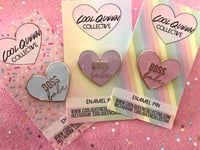 Image 4 of Boss Babe HEART Enamel Pin