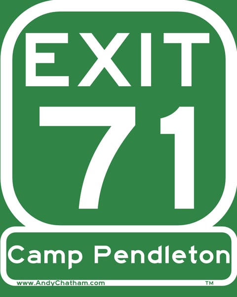 Image of EXIT 71 - Camp Pendleton