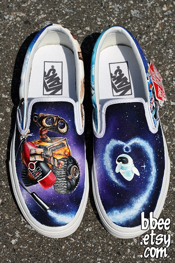brumoso Exactitud surf BBEE Shoes — Wall-E Vans (MADE TO ORDER)