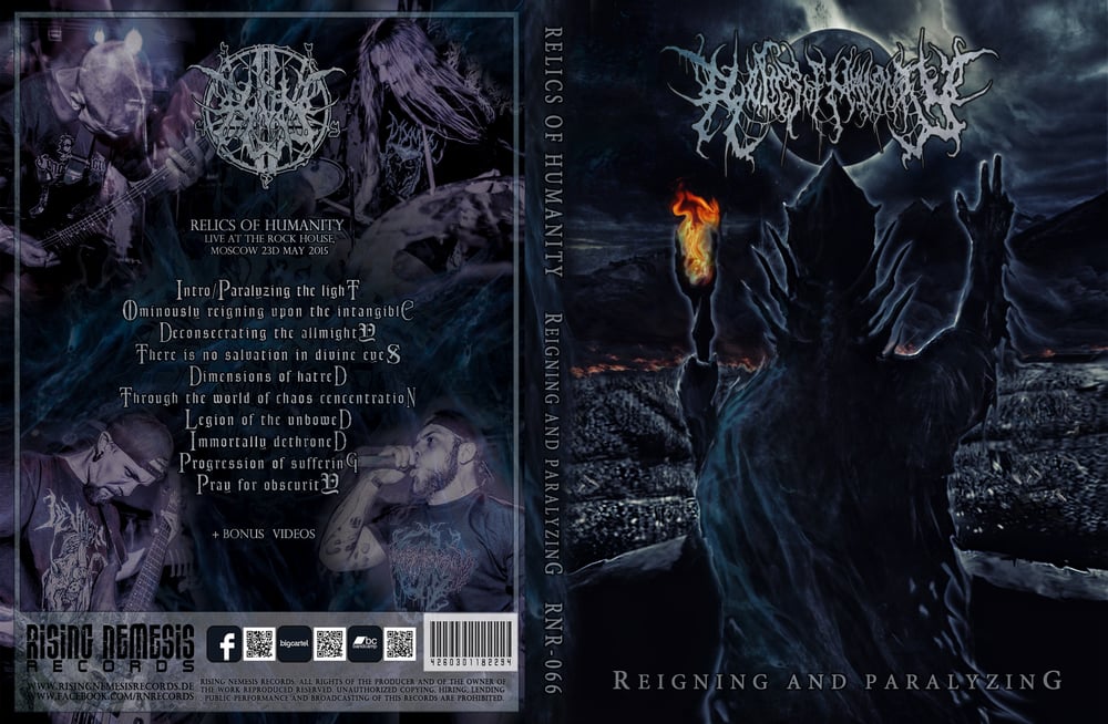 RELICS OF HUMANITY - Reigning And Paralyzing DVD