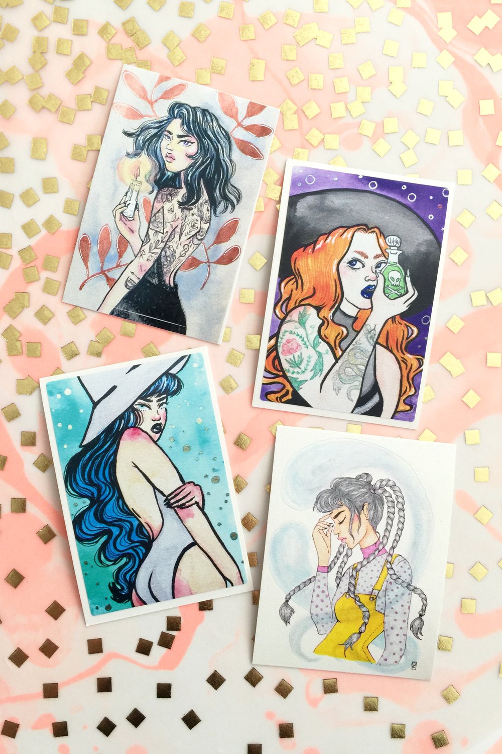 Image of PULP WITCH ART STICKERS