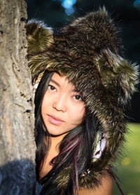 Image 1 of Green Bear Bolli Bear Hood