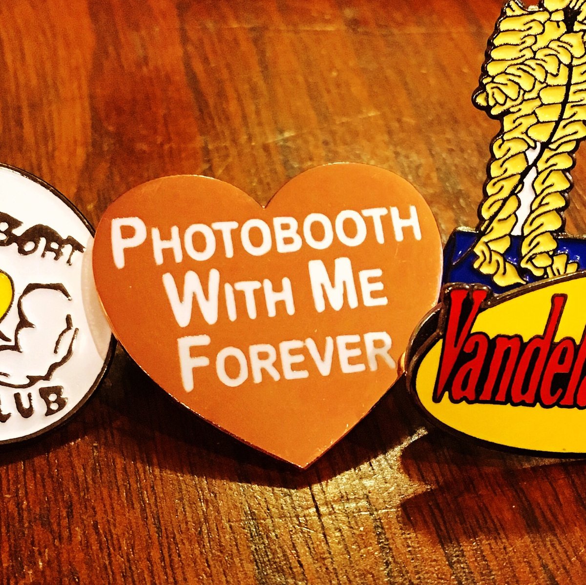 Image of Photobooth With Me Forever Hard Enamel Pin