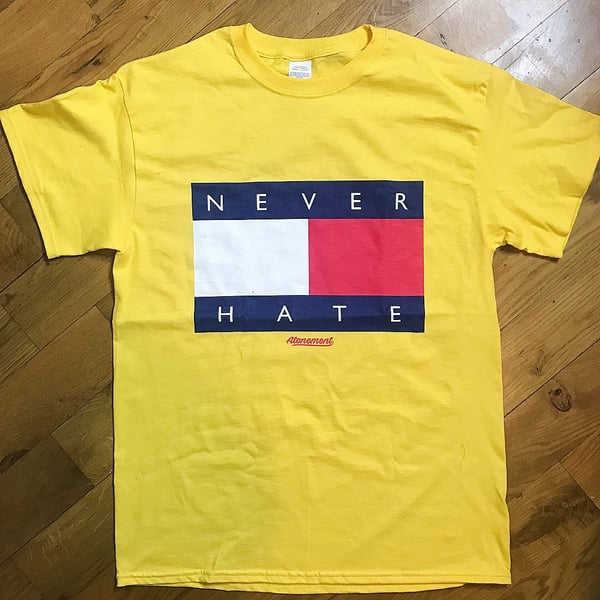 Image of The Never Hate Tee in Yellow