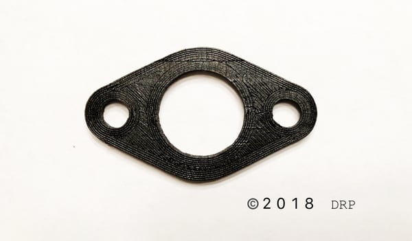 Image of 3D Printed 2003-2018 Honda Ruckus Exhaust Gasket