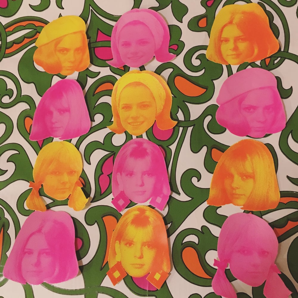 Image of France Gall sticker pack