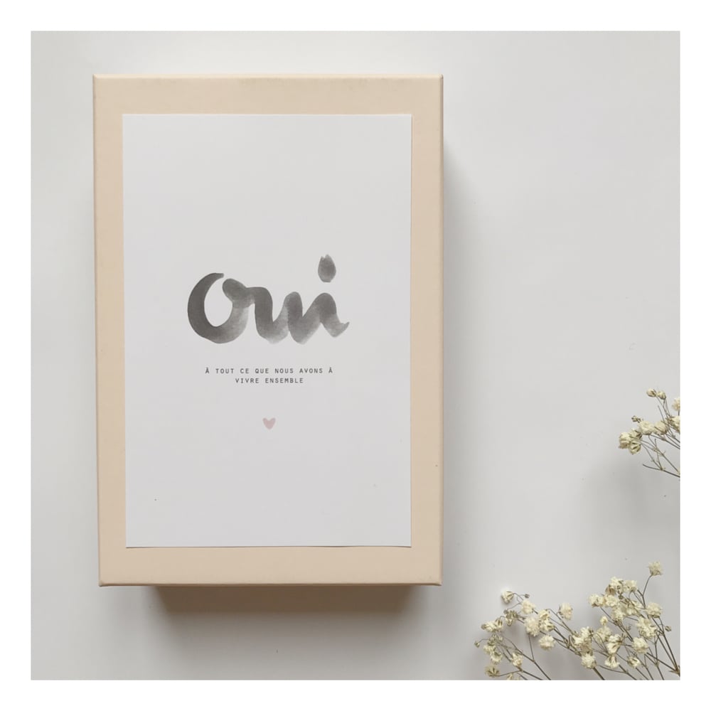 Image of Carte Oui (avec enveloppe)