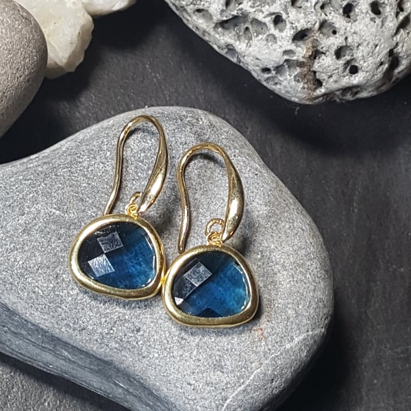 Image of Montana Blue Crystal Drop Earring