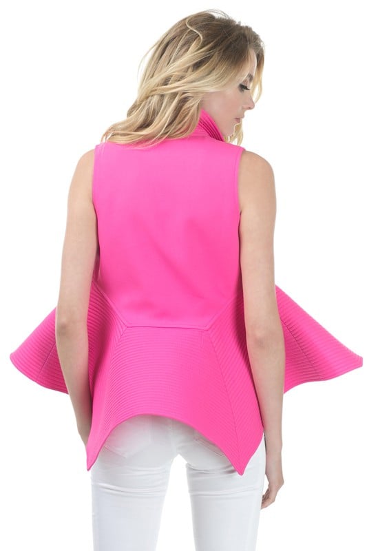 peplum vest