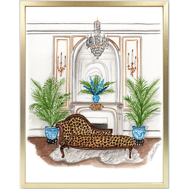 Image of Leopard Chaise
