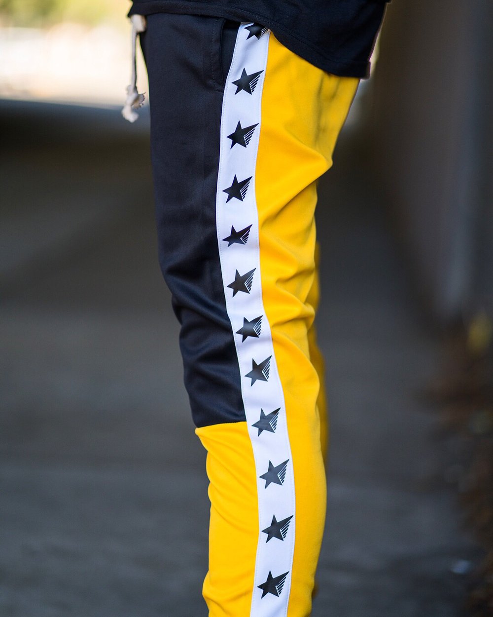 2 tone track pants