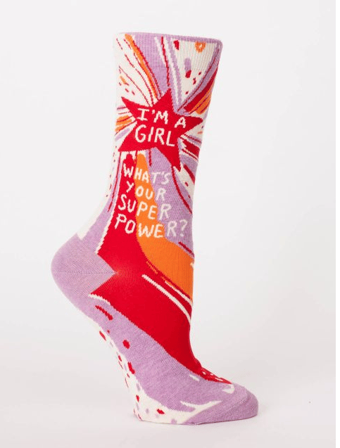 Image of What's Your Superpower Socks