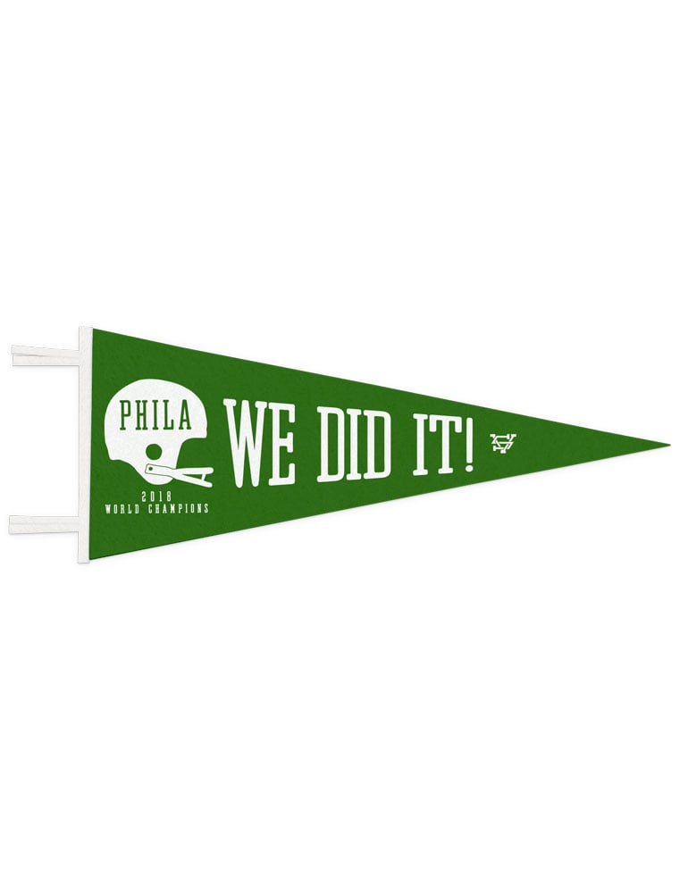 Image of 2018 World Champs - We Did It Pennant