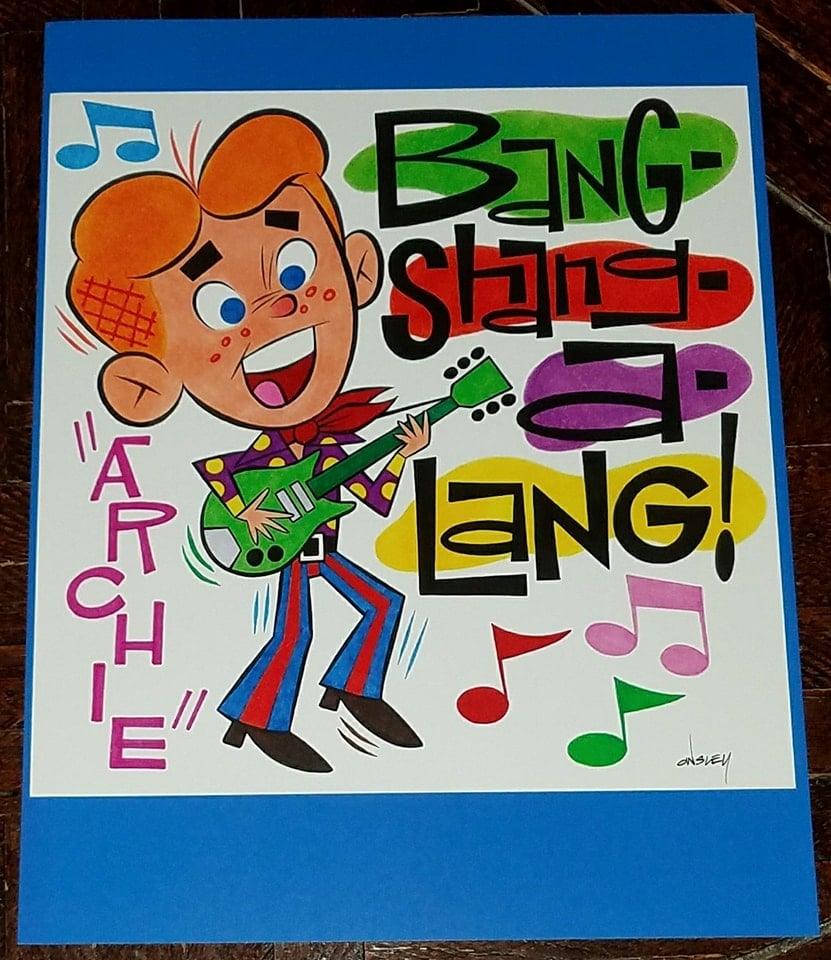 Image of ARCHIE  BANG-SHANG-A-LANG! 8.5x11 PRINT