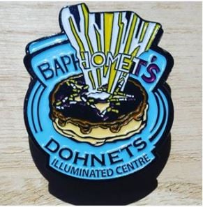 Image of Baphomet's Dohnets Enamel Pin